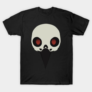 Red Eye Raven Skull T-Shirt